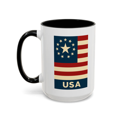 Modern American Flag Coffee Mug