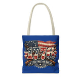 1776 'Live Free or Die' Patriotic Tote Bag