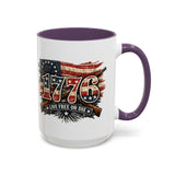 1776 Patriotic Coffee Mug — Live Free or Die Americana Coffee Mug