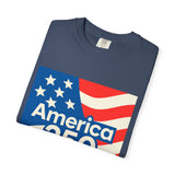 America 250 w/ USA Flag Watercolor America T‑Shirt