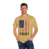 American Flag Watercolors T‑Shirt