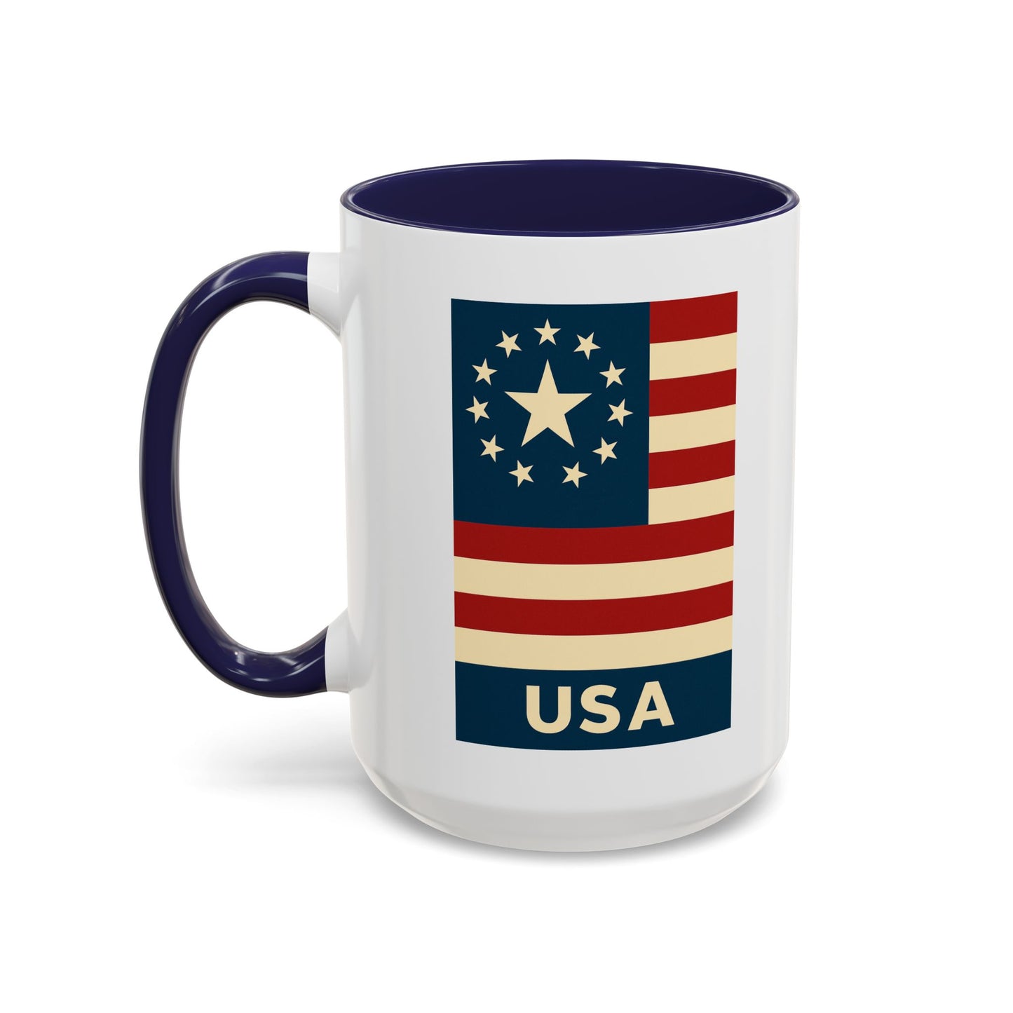 Modern American Flag Coffee Mug