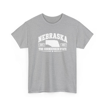 Nebraska State Tee – "The Cornhusker State" Graphic T-Shirt