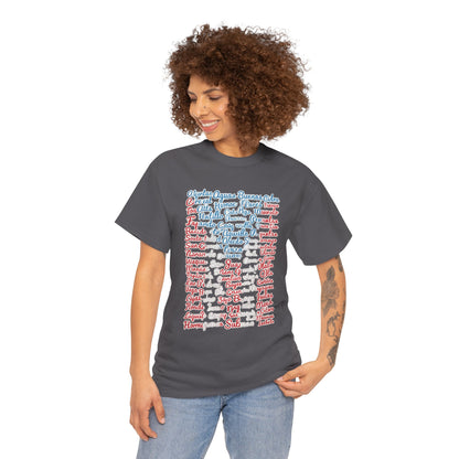 Puerto Rico Cities & Flag T-Shirt — Vintage Road Sign Tee