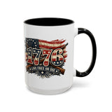 1776 Patriotic Coffee Mug — Live Free or Die Americana Coffee Mug