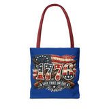 1776 'Live Free or Die' Patriotic Tote Bag