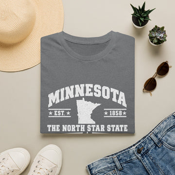Minnesota 'The North Star State' T-Shirt — Established 1858 State Pride Tee