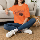 Yellowstone National Park T-Shirt — Vintage Bison Graphic