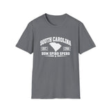 South Carolina State T-Shirt - Dum Spiro Spero Vintage Map Tee