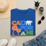 California Colorful Retro Graphic T-Shirt