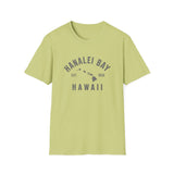 Hanalei Bay Hawaii T-Shirt — Vintage Island Map Tee