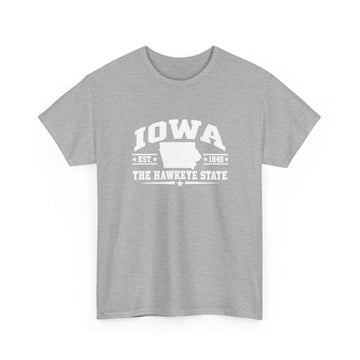 Iowa The Hawkeye State Classic White T-Shirt
