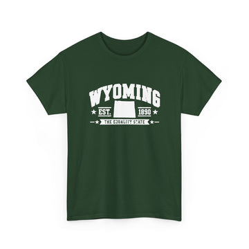 Wyoming Vintage State T-Shirt — 'The Equality State' Graphic Tee