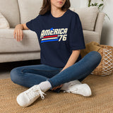 Vintage 70's America 76 Retro T-Shirt Worn Look