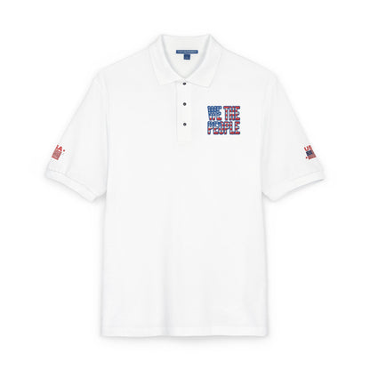 We The People Embroidered Polo