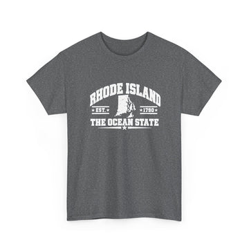 Rhode Island The Ocean State T‑Shirt — Vintage State Pride Tee