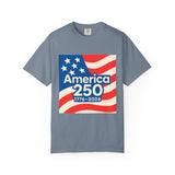 America 250 w/ USA Flag Watercolor America T‑Shirt