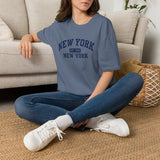 New York Vintage College Tee — "New York Est. 1898" Graphic T‑Shirt