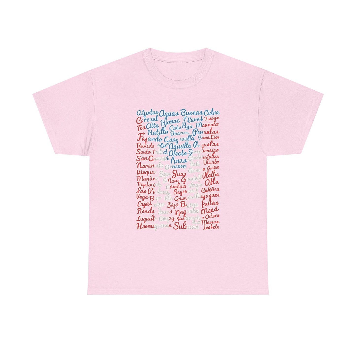 Puerto Rico Cities & Flag T-Shirt — Vintage Road Sign Tee