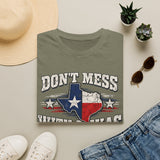 Don't Mess With Texas T-Shirt — Vintage Texas Flag Graphic