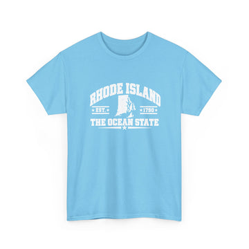 Rhode Island The Ocean State T‑Shirt — Vintage State Pride Tee