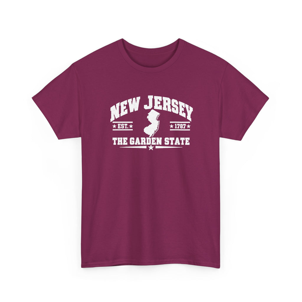 New Jersey The Garden State Tee — Vintage State Outline Shirt