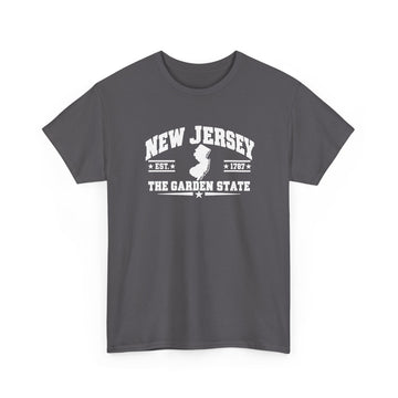 New Jersey The Garden State Tee — Vintage State Outline Shirt