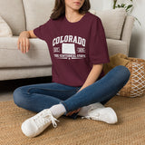 Colorado Centennial State T-Shirt — EST. 1876 Retro College Tee