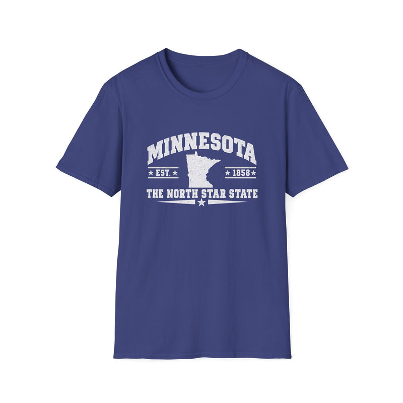Minnesota 'The North Star State' T-Shirt — Established 1858 State Pride Tee