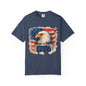 Bald Eagle w/ USA Flag Watercolor America T‑Shirt