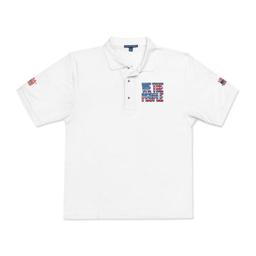 We The People Embroidered Polo