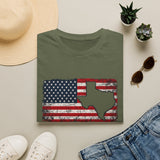 Texas Flag T-Shirt — Rustic American USA Map Tee