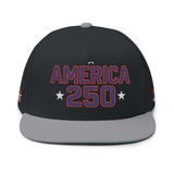 America 250 Embroidered Hat — Patriotic Land of the Free Snapback