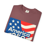 America 250 w/ USA Flag Watercolor America T‑Shirt