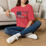 Texas Flag T-Shirt — Rustic American USA Map Tee