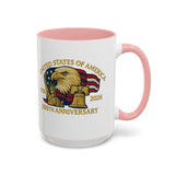 250th Anniversary USA Coffee Mug — United States 1776–2026 Birthday