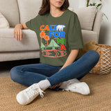 California Colorful Retro Graphic T-Shirt