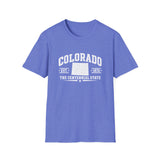 Colorado Centennial State T-Shirt — EST. 1876 Retro College Tee