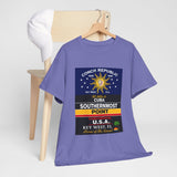 Key West Southernmost Point T-Shirt — 90 Miles to Cuba to USA Vintage Tee