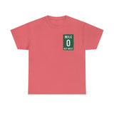 Key West Mile 0 T-Shirt — Vintage Road Sign Tee