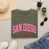 Pink San Diego California Women's T-Shirt