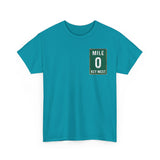 Key West Mile 0 T-Shirt — Vintage Road Sign Tee