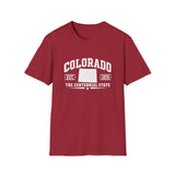 Colorado Centennial State T-Shirt — EST. 1876 Retro College Tee