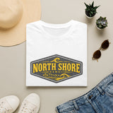 North Shore Hawaii T-Shirt — Vintage Surf Badge Tee