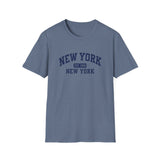 New York Vintage College Tee — "New York Est. 1898" Graphic T‑Shirt