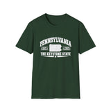 Pennsylvania Keystone State T-Shirt — Vintage State Map Tee