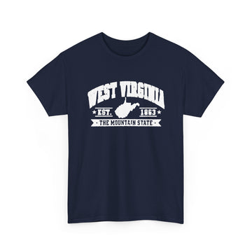West Virginia T-Shirt – The Mountain State Est. 1863 Vintage Tee