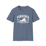 Virginia State T-Shirt — 'Sic Semper Tyrannis' Vintage Tee