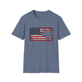 Texas Flag T-Shirt — Rustic American USA Map Tee