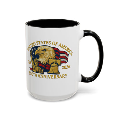 United States of America 1776-2026 Anniversary Coffee Mug